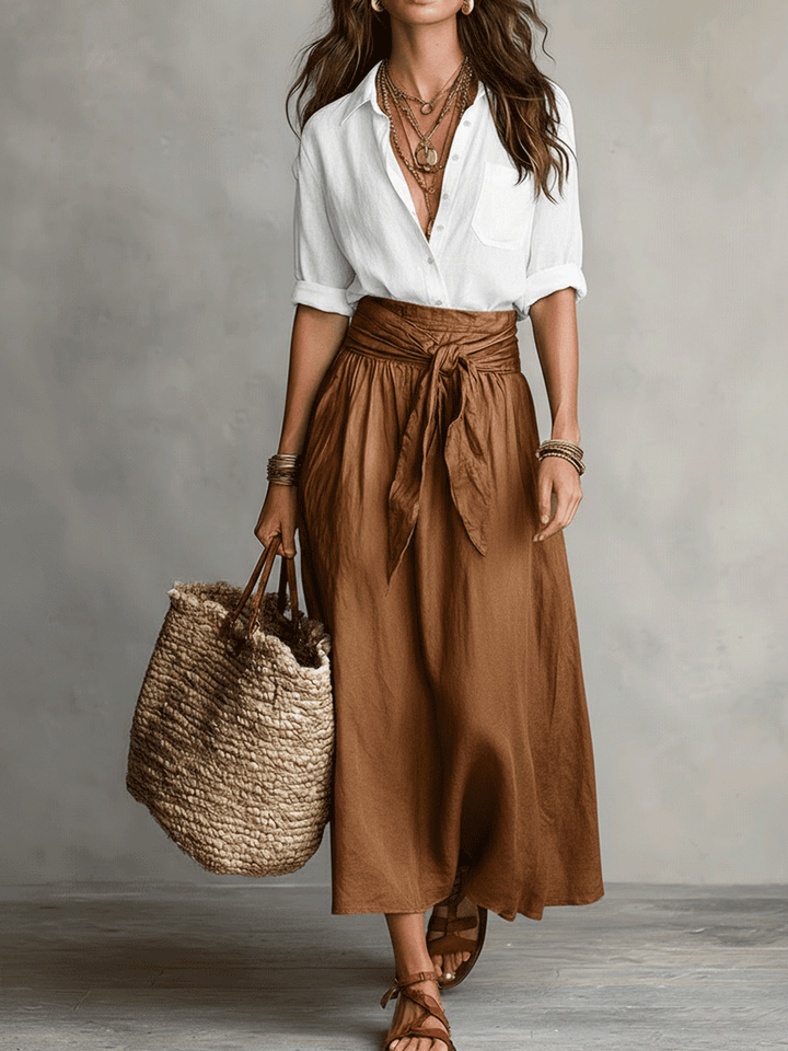Lucia | Conjunto de Falda Boho de Elegancia Sin Esfuerzo