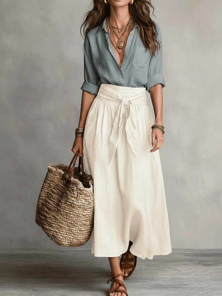 Lucia | Conjunto de Falda Boho de Elegancia Sin Esfuerzo