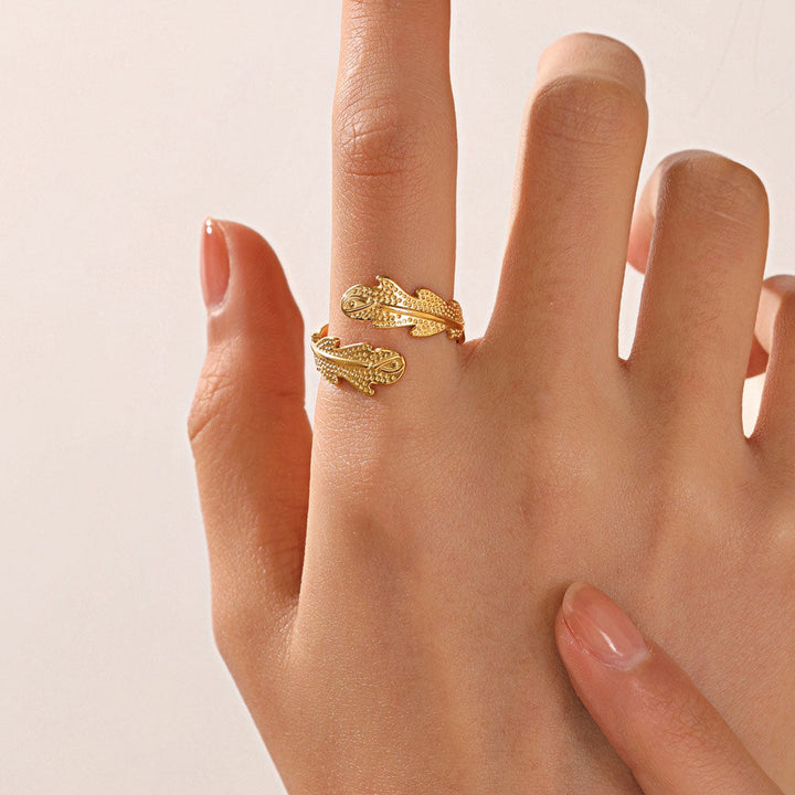 Janirelle | Anillo de Coral en Oro de 18 Quilates