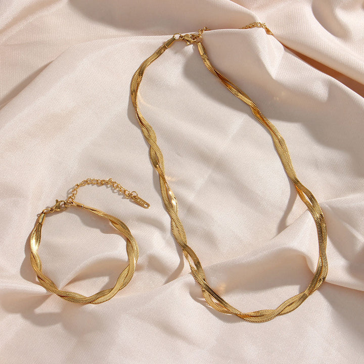 Madiorelle | Pulsera de Oro de 18K con Diseño Torcido