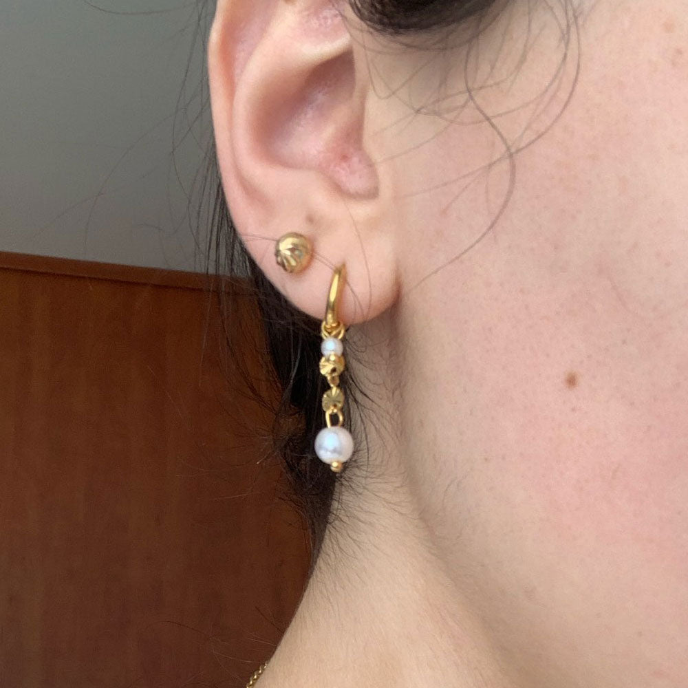 Lyannette | 18K Gold Sun Earrings