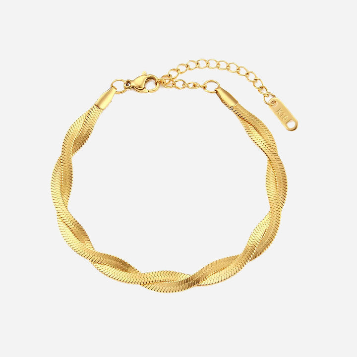 Madiorelle | Pulsera de Oro de 18K con Diseño Torcido