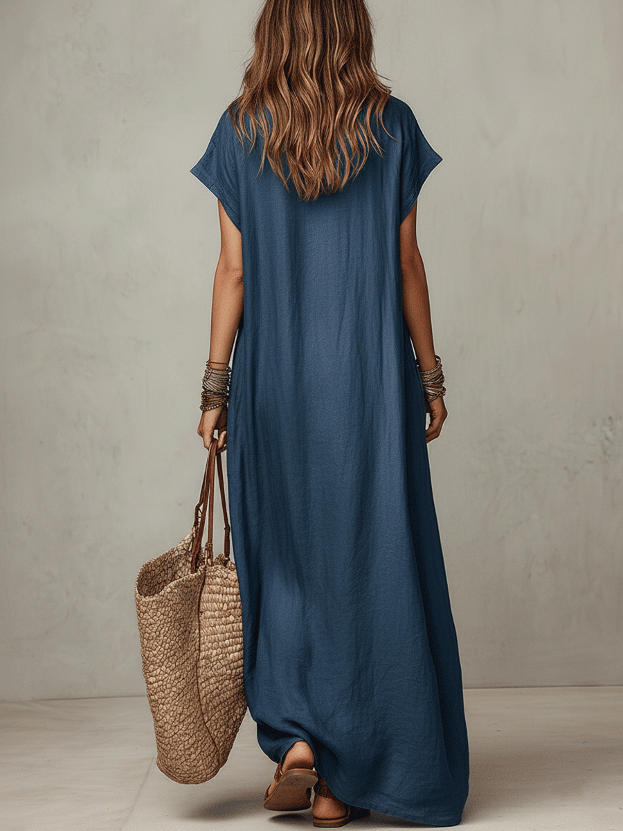 Aurora™ | Vestido maxi bohemio de caída fluida sin esfuerzo
