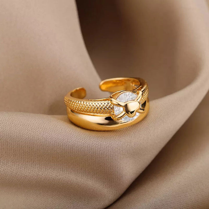 Melaniquee | Anillo de Oro de 18 Quilates
