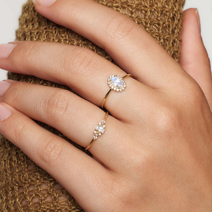 Lioravelle | Anillo de Diamante Violeta en Oro de 18 Quilates