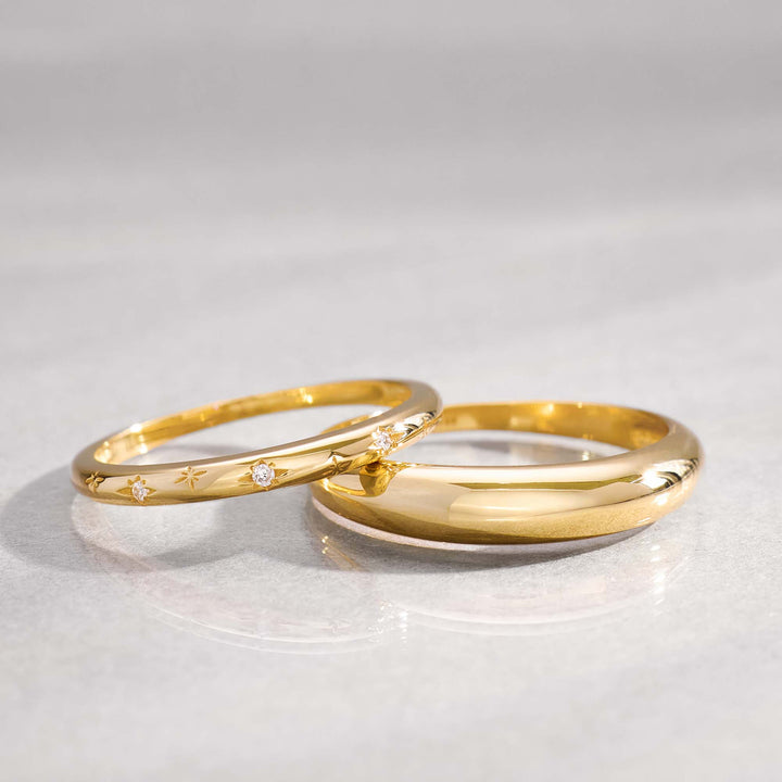 Raquienne | Anillo Midi de Oro de 18 Quilates