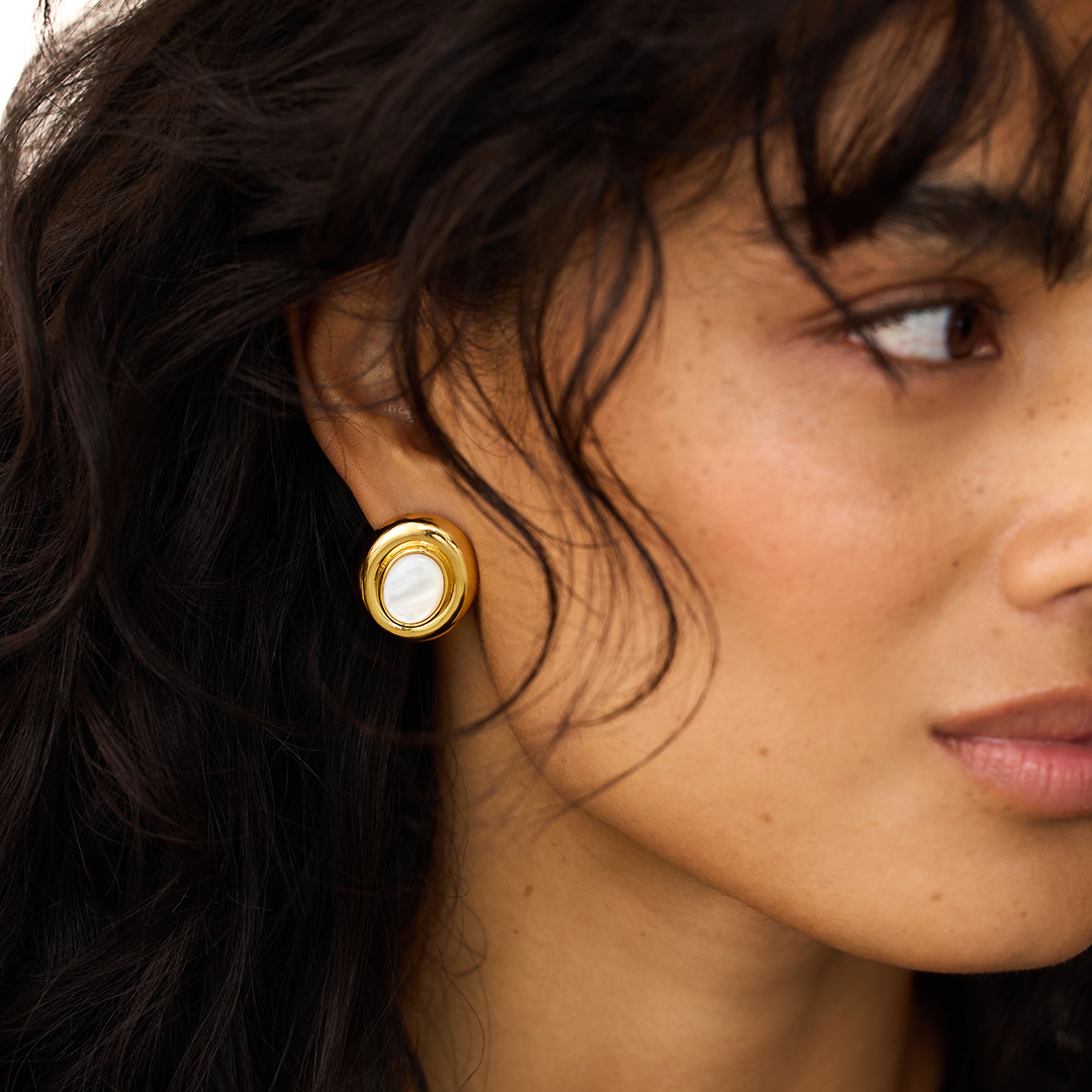 Ameliyana | Pendientes Aro de Oro de 18k