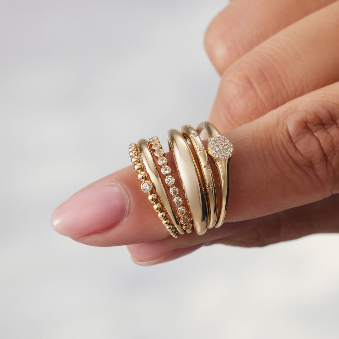 Raquienne | Anillo Midi de Oro de 18 Quilates