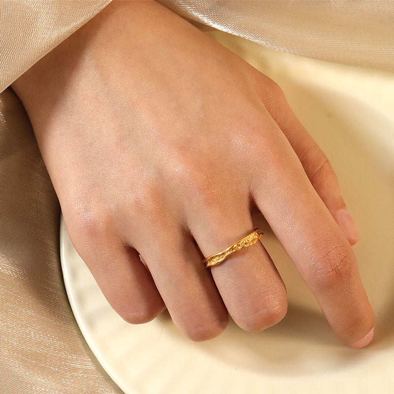 Zianaleigh | Anillo de Oro de 18 Quilates