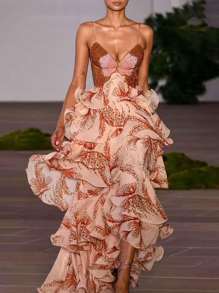 LISA | VESTIDO MAXI PAPILLON SIGNATURE