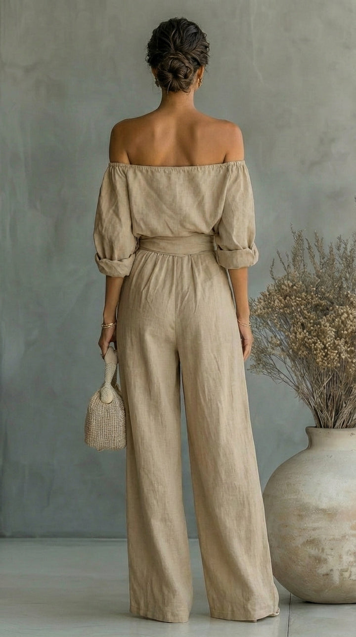 Arabella | Conjunto exclusivo efecto lino para un verano con estilo