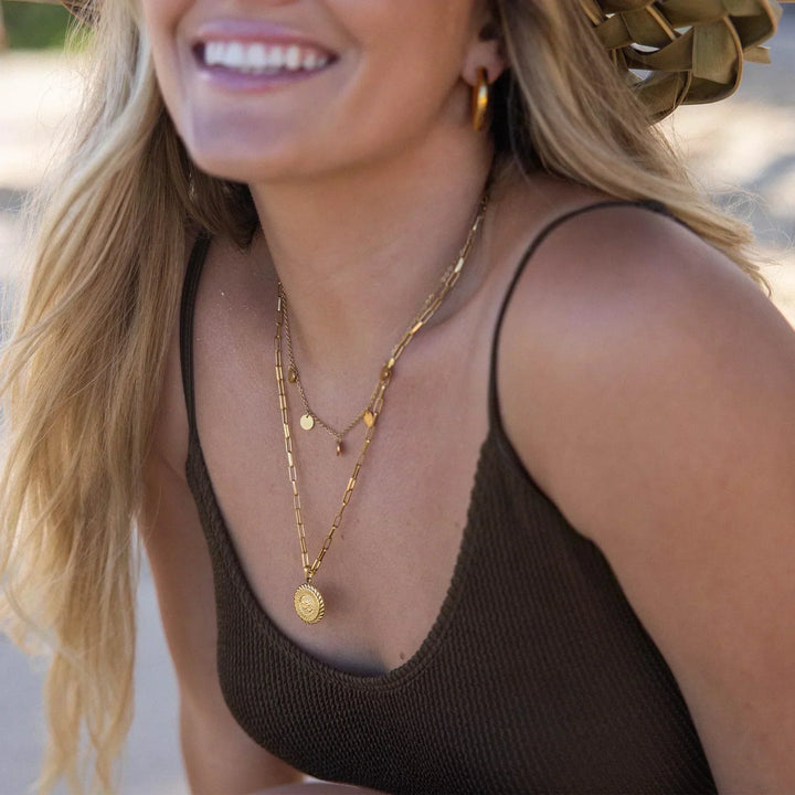 Thessalya | Collar de Buda en Oro de 18 Quilates