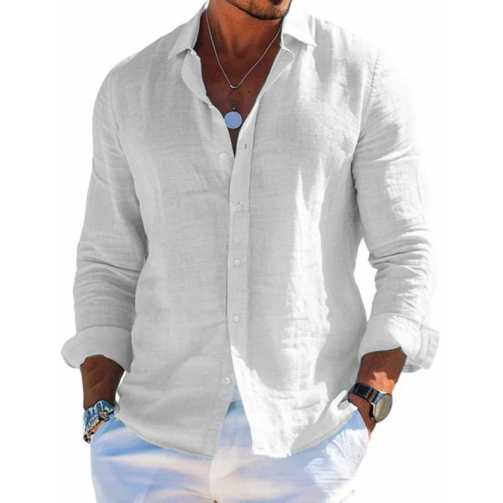 Cazel | Camisa elegante de tela transpirable