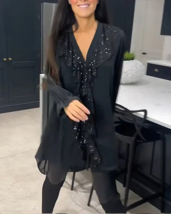 Belén™ | Blusa con volantes y estilo elegante