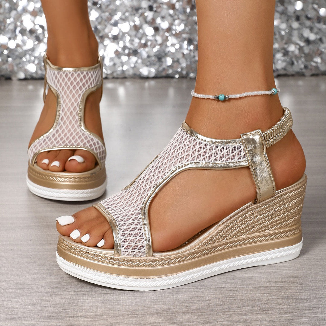 Cristina™ | Sandalias ortopédicas elegantes con cuña