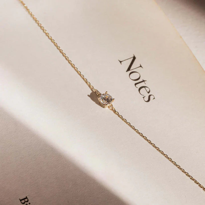 Dalynette | Pulsera de Moissanita en Oro de 14k