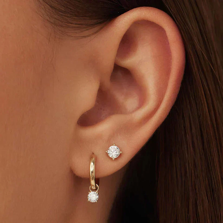 Krizalyssa | Pendientes de Diamantes en Oro de 18k