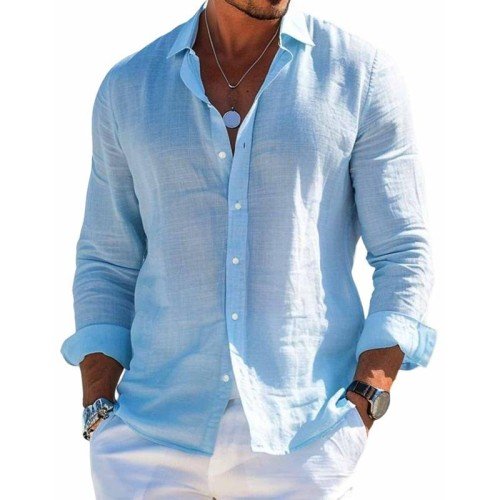 Cazel | Camisa elegante de tela transpirable